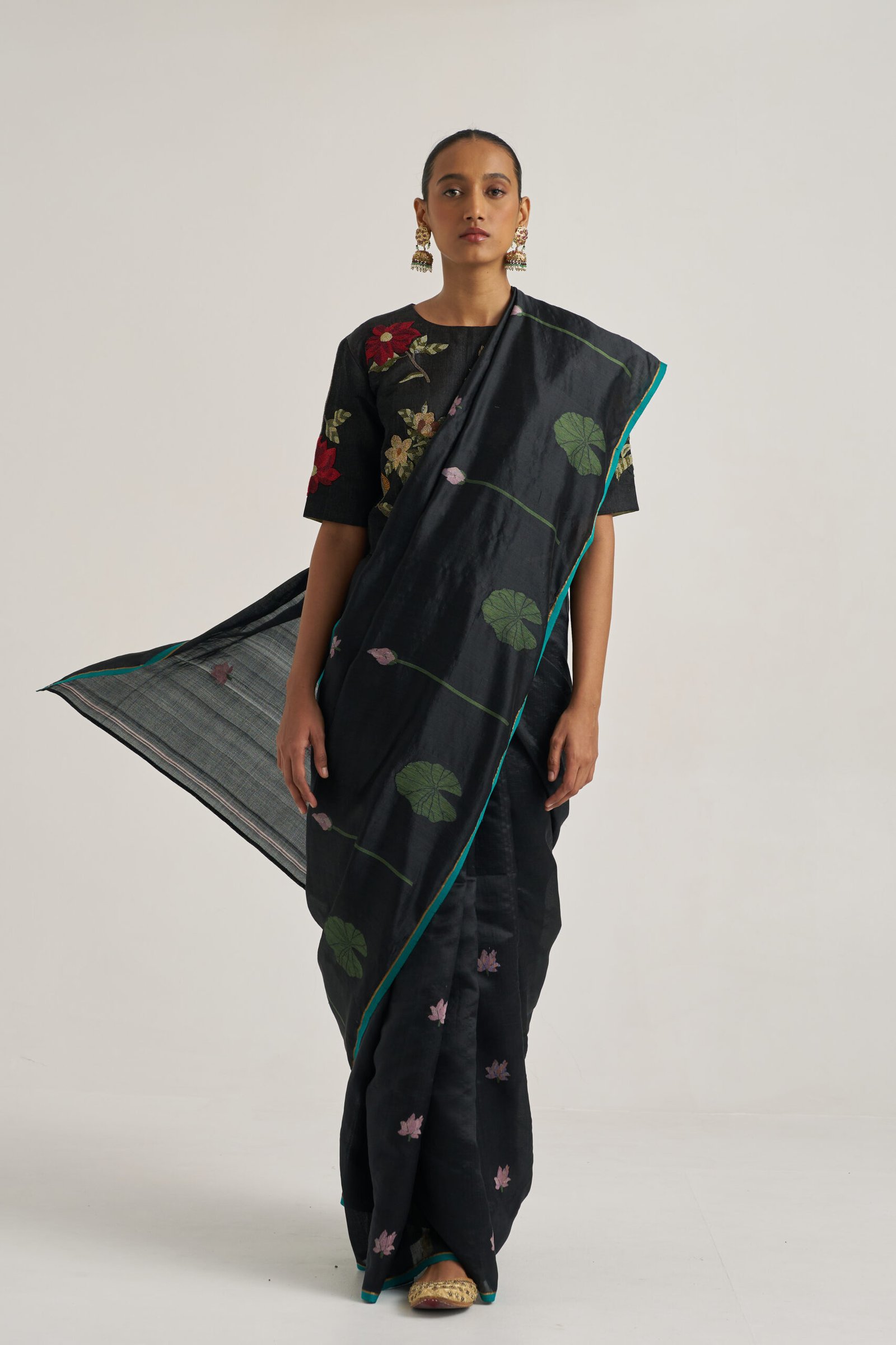 MULBERRY SILK JAMDANI