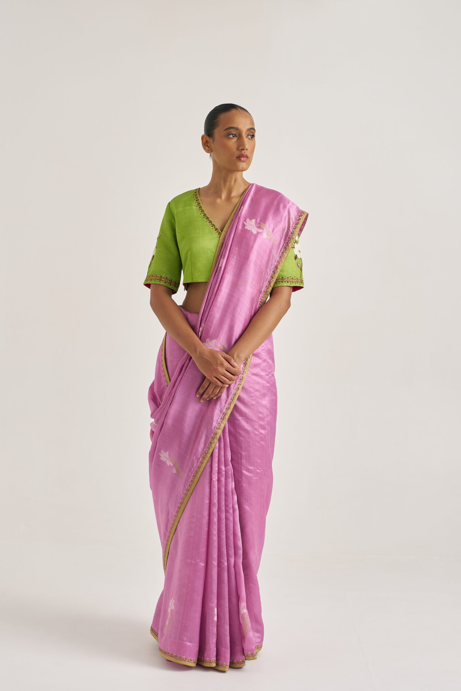 MULBERRY SILK JAMDANI