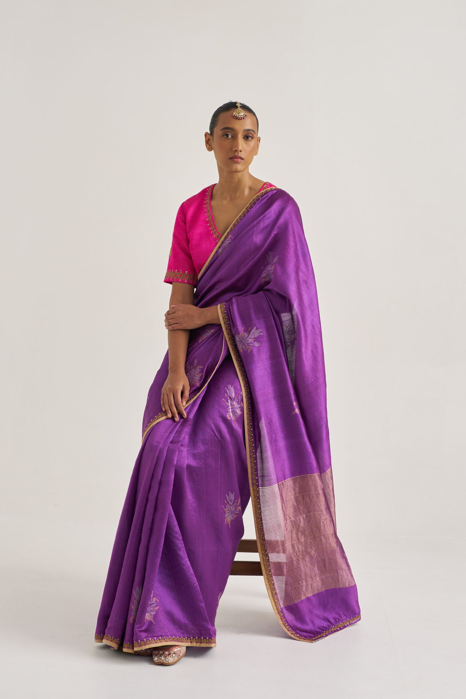 MULBERRY SILK JAMDANI
