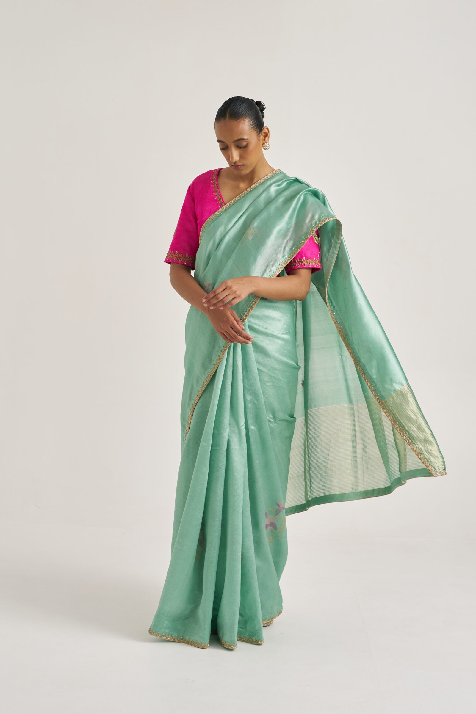 MULBERRY SILK JAMDANI