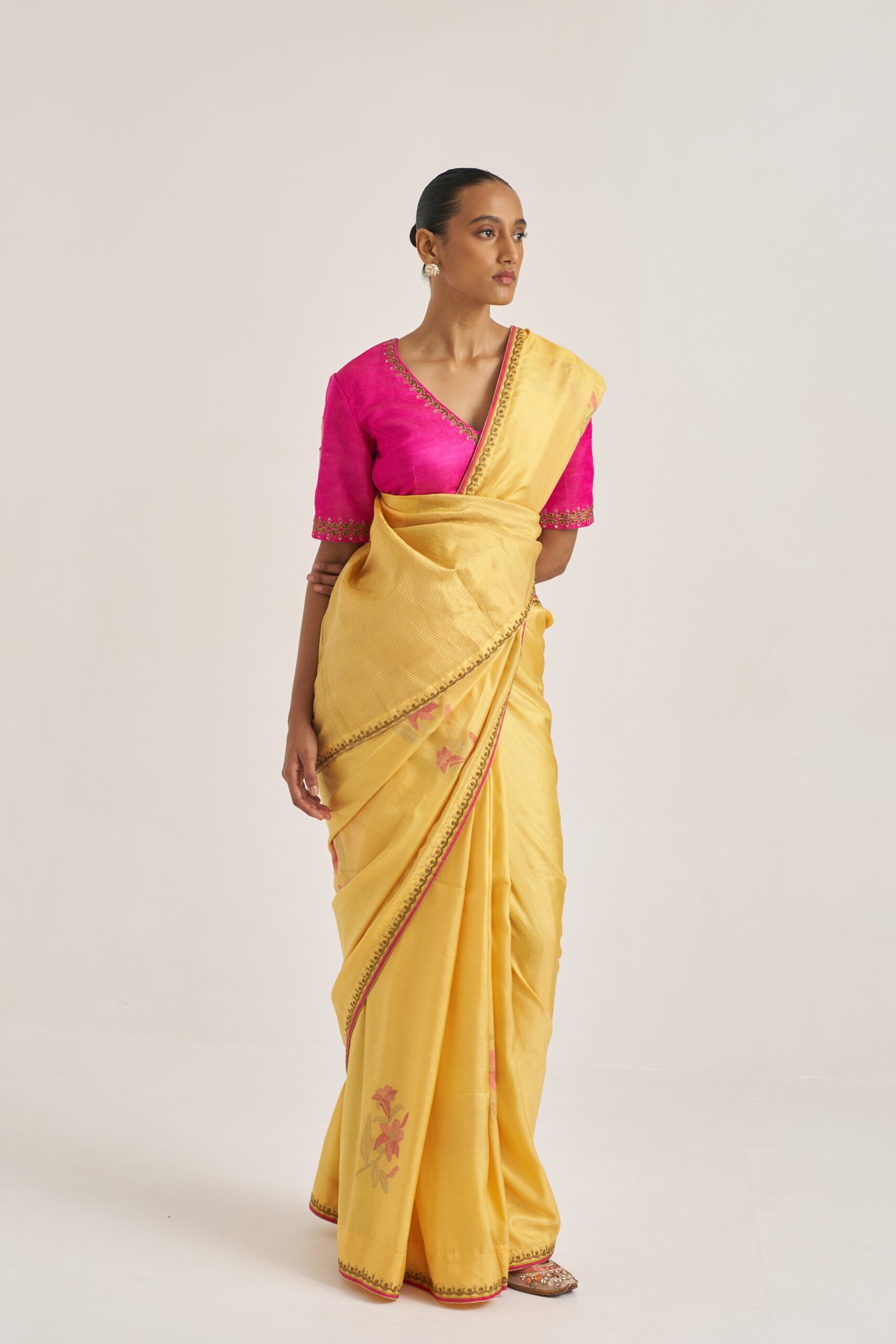 MULBERRY SILK JAMDANI