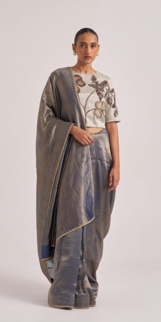 MULBERRY SILK ZARI STRIPE