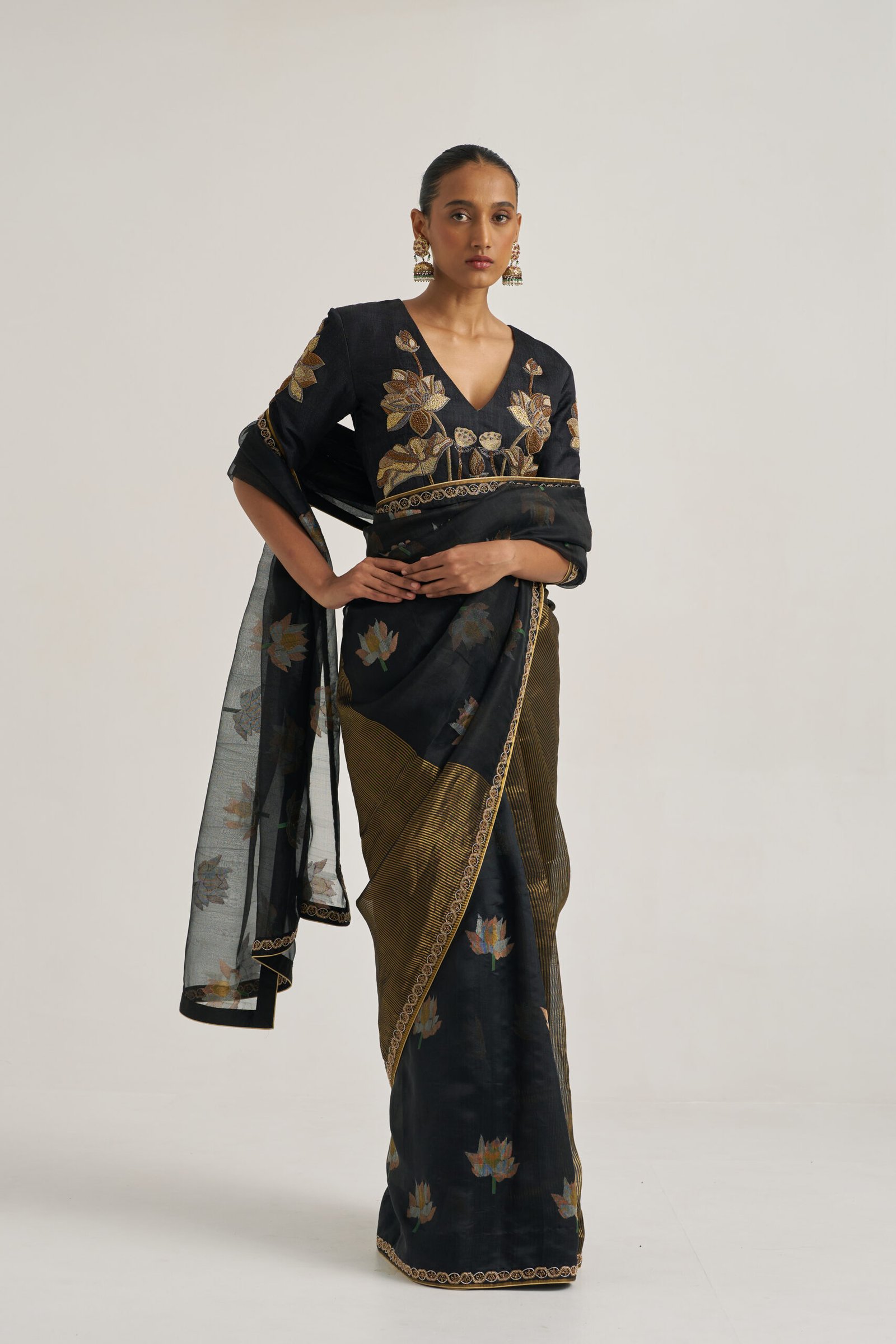 ORGANZA SILK JAMDANI