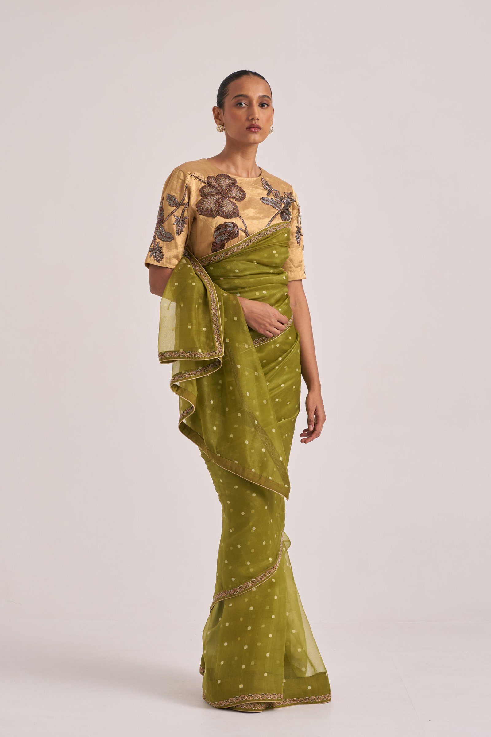 SILK ORGANZA JACQUARD